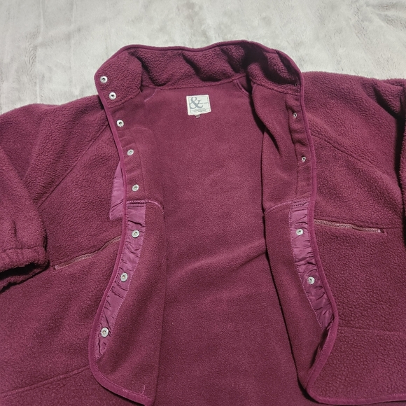 NWOT 1XL Amperstand Ave. Women's Oversized Fleece Jacket - Picture 2 of 5
